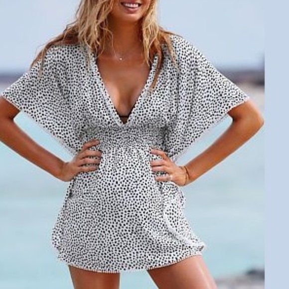 Victoria's Secret Other - Victoria's Secret Plunge-front Caftan cover up